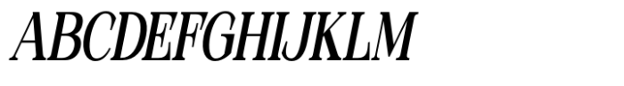 Epilogus Bold Condensed Italic Font UPPERCASE