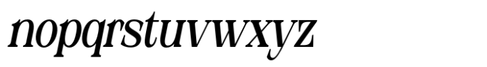 Epilogus Bold Condensed Italic Font LOWERCASE