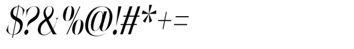 Epilogus Light Condensed Italic Font OTHER CHARS