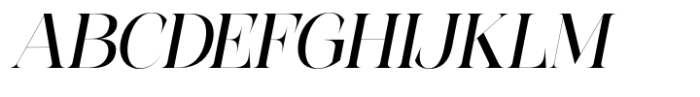 Epilogus Light Italic Font UPPERCASE