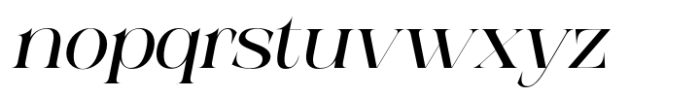 Epilogus Light Italic Font LOWERCASE