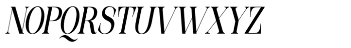 Epilogus Medium Condensed Italic Font UPPERCASE