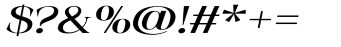Epilogus Medium Expanded Italic Font OTHER CHARS
