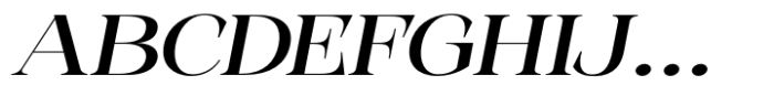 Epilogus Medium Expanded Italic Font UPPERCASE