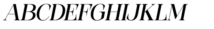 Epilogus Medium Italic Font UPPERCASE