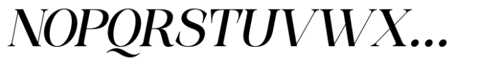 Epilogus Medium Italic Font UPPERCASE