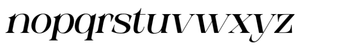 Epilogus Medium Italic Font LOWERCASE