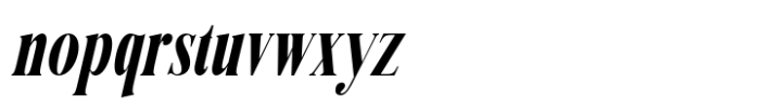 Epoch of Victory Condensed Italic Font LOWERCASE
