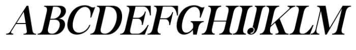 Epoch of Victory Medium Italic Font UPPERCASE