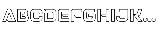 Epodes Outline Font UPPERCASE