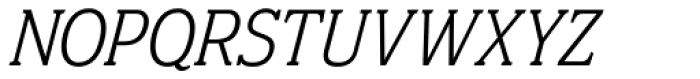 Eponymous Light Italic Font UPPERCASE