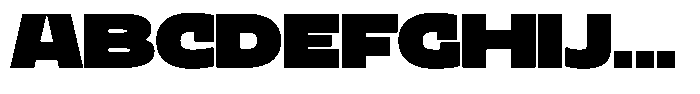 Epopeya Black Font UPPERCASE