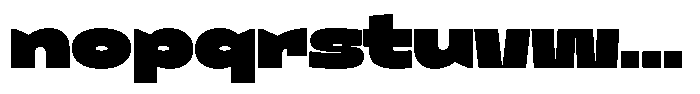 Epopeya Black Font LOWERCASE
