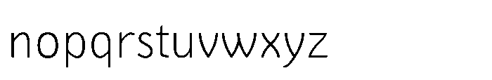 Epoque Final 35 Light Font LOWERCASE