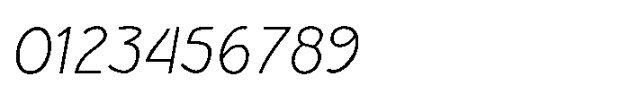 Epoque Final 36 Light Italic Font OTHER CHARS
