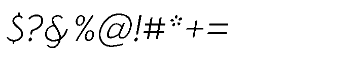 Epoque Final 36 Light Italic Font OTHER CHARS