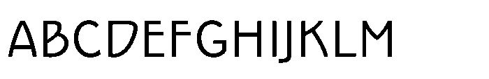 Epoque Final 45 Roman Font UPPERCASE