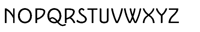Epoque Final 45 Roman Font UPPERCASE