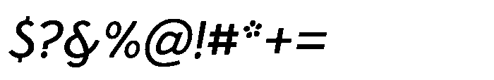 Epoque Final 56 Medium Italic Font OTHER CHARS