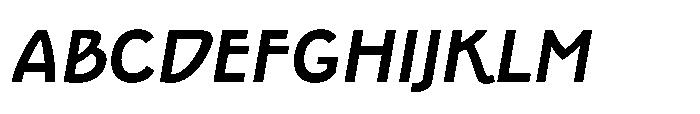 Epoque Final 66 Bold Italic Font UPPERCASE