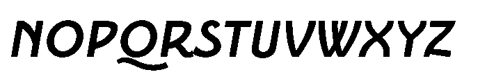 Epoque Final 66 Bold Italic Font UPPERCASE