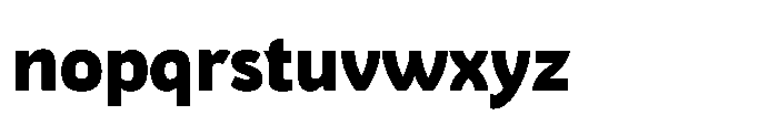Epoque Final 75 Heavy Font LOWERCASE