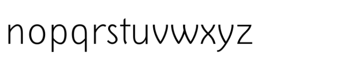 Epoque Light Font LOWERCASE