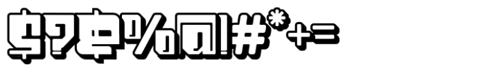 Epoxy Extrude Font OTHER CHARS