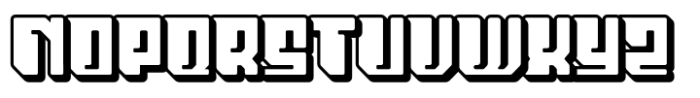 Epoxy Extrude Font UPPERCASE