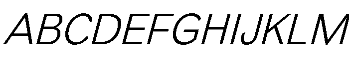 EPIBachGroteskV240823 ThinSlanted Font UPPERCASE