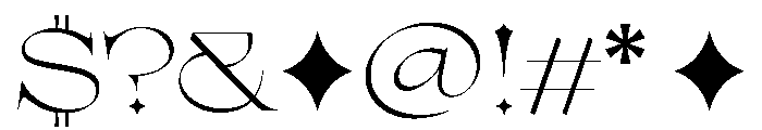 EPIMerkur DisplayThinExpanded Font OTHER CHARS