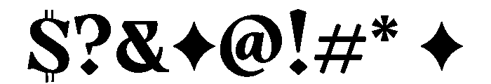 EPIMerkur TextBold Font OTHER CHARS