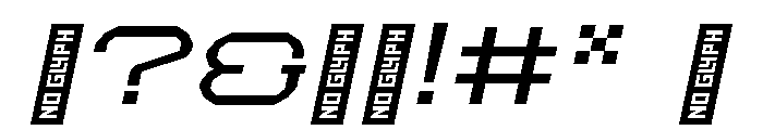 EPIMotif ExtendedSlanted Font OTHER CHARS