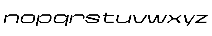 EPIMotif ExtendedSlanted Font LOWERCASE