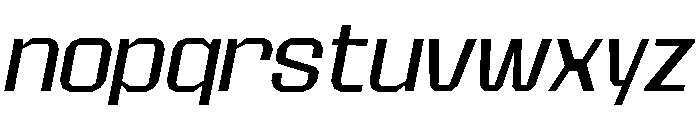 EPIMotif RegularSlanted Font LOWERCASE