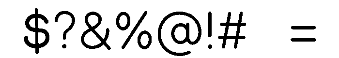 Equalis Font OTHER CHARS