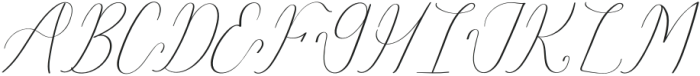 Eqoaby Italic otf (400) Font UPPERCASE