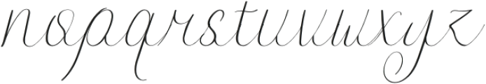 Eqoaby Italic otf (400) Font LOWERCASE