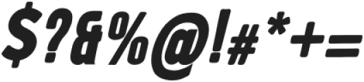 EqualSlipcase Bold Italic otf (700) Font OTHER CHARS