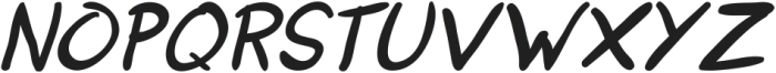 Equation Italic ttf (400) Font UPPERCASE