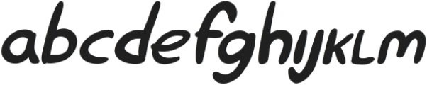 Equation Italic ttf (400) Font LOWERCASE