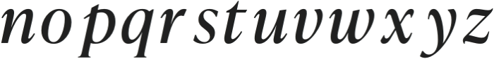 Equilibrium Italic otf (400) Font LOWERCASE