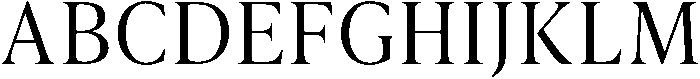 Equilibrium Light otf (300) Font UPPERCASE