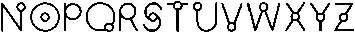 Equinox Regular otf (400) Font UPPERCASE