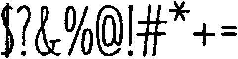 Equinox Regular otf (400) Font OTHER CHARS