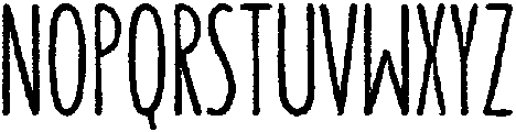 Equinox Regular otf (400) Font UPPERCASE