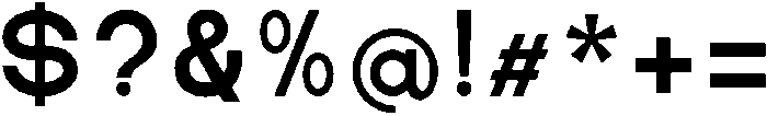 Equivalent Bold otf (700) Font OTHER CHARS