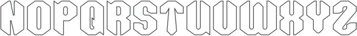 Equivalent-Hollow otf (400) Font UPPERCASE