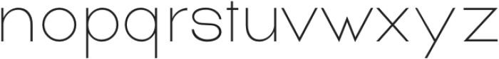 Equivalent Thin otf (100) Font LOWERCASE