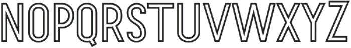 Equivolition Outline otf (400) Font UPPERCASE